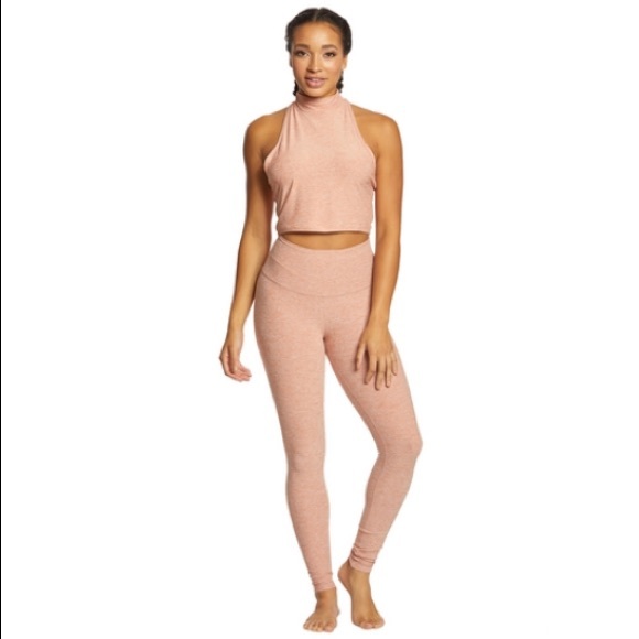 beyond yoga // pink spacedye high waist leggings - Picture 4 of 7